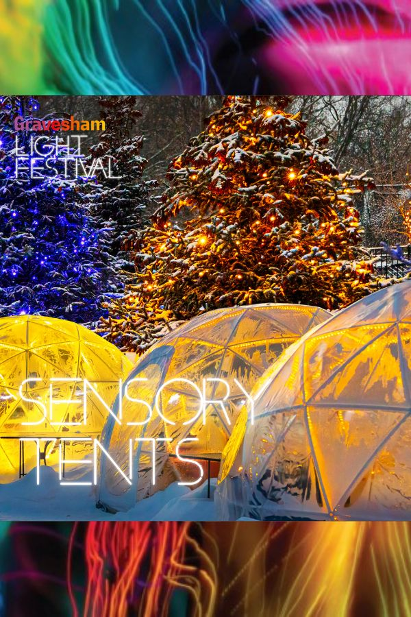  Sensory Tents - A Light Festival Event