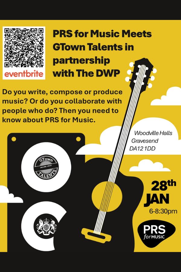  PRS for Music Meets GTown Talents in partnership with The DWP