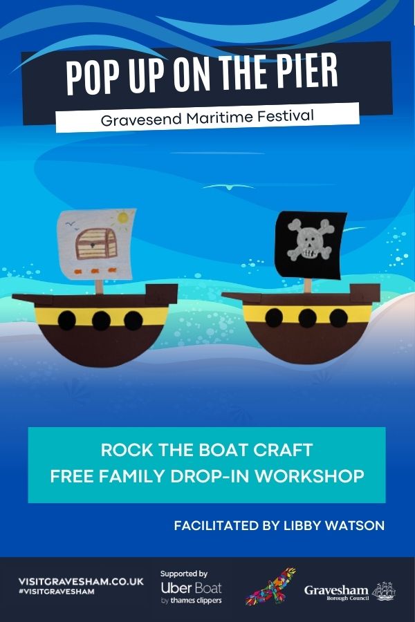Rock the Boat craft family drop-in workshop. A Maritime Festival Event
