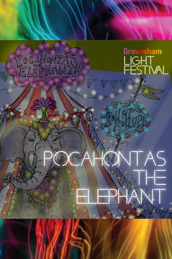  Pocahontas the Elephant - A Light Festival Event